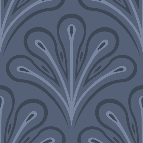 Denim Blue Indigo Purple