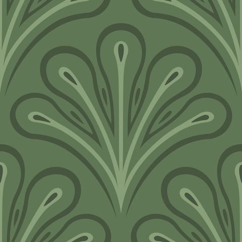 Garden Jungle Palms Forest Fern Green