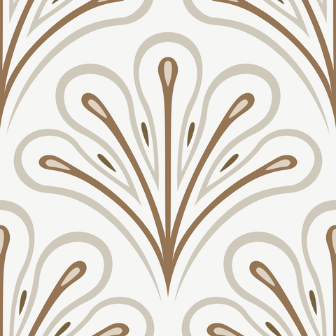 Ivory Cream Soft Beige Vintage Brown