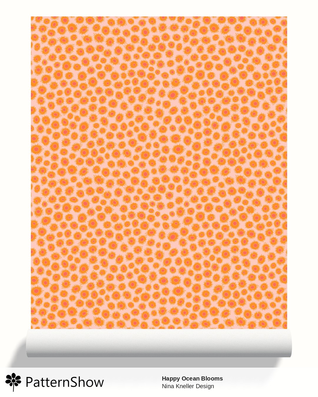 Happy Ocean Blooms wallpaper - Clementine Cove