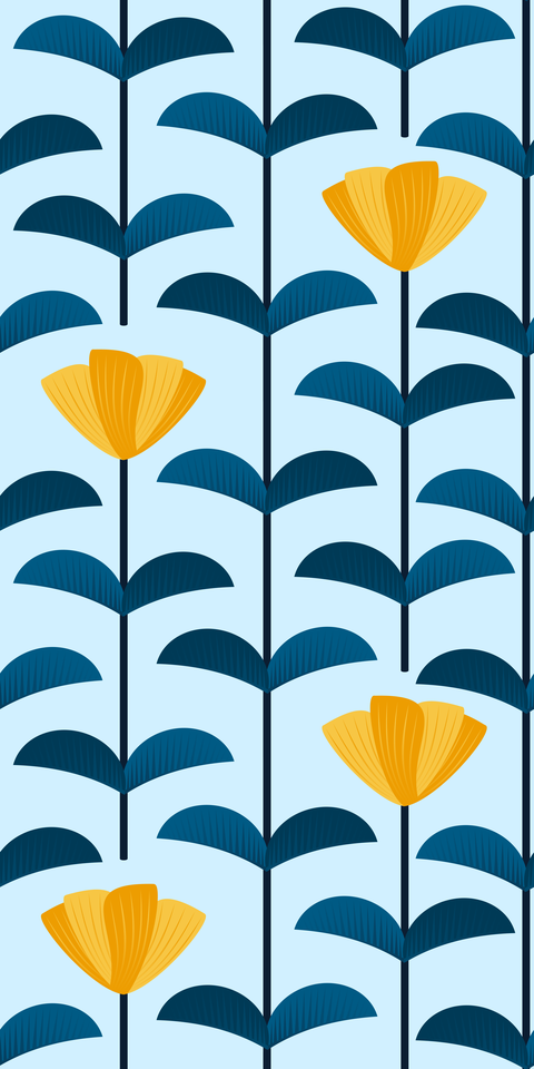 Sunny Yellow Gold Prussian Blue Baby Blue