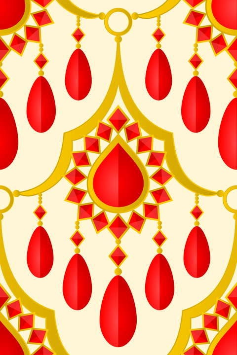 Radiant Ruby Red Gold