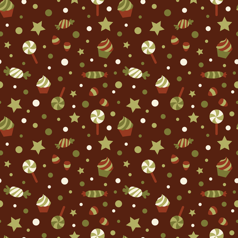 Toffee Apple Green & Brown
