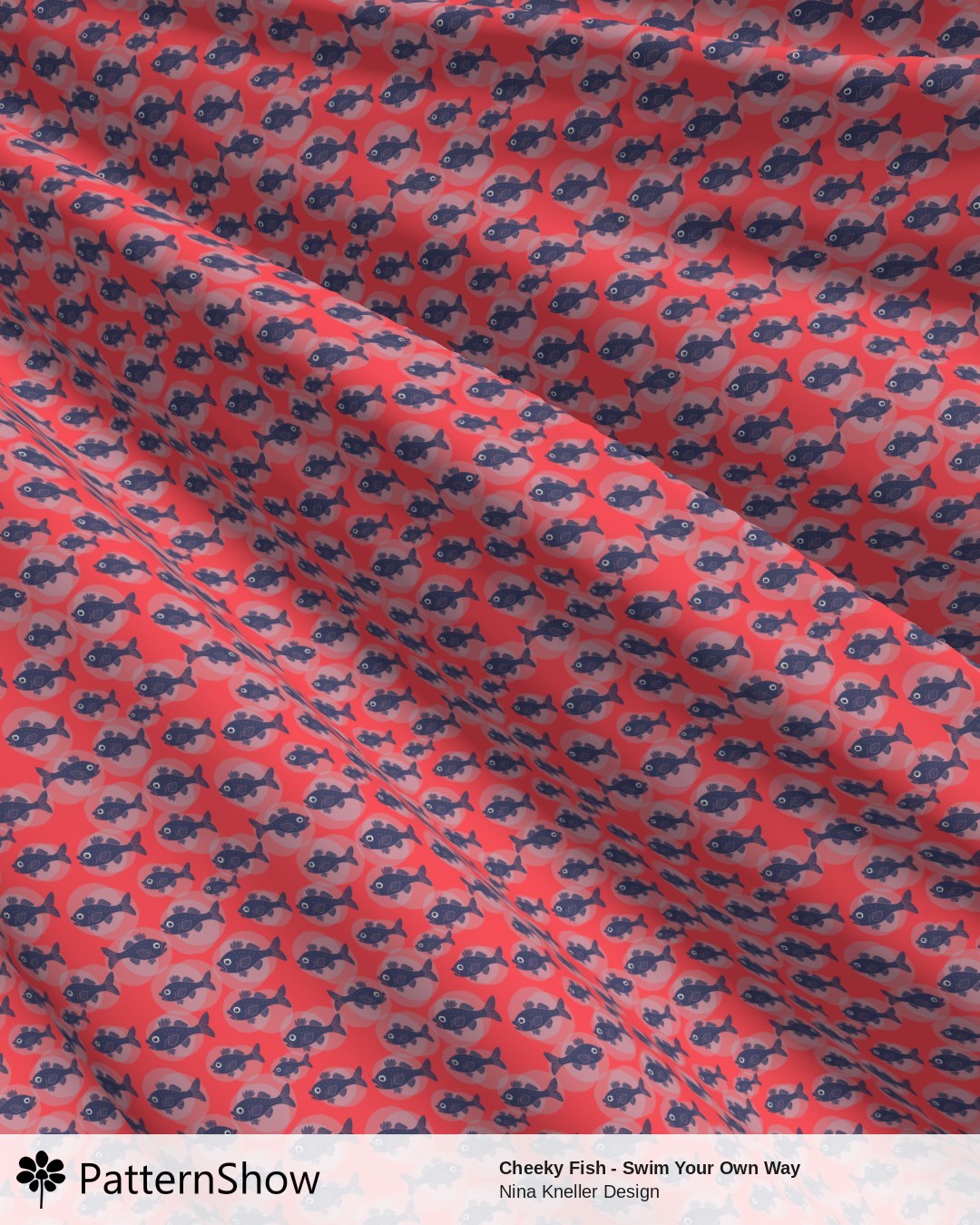 Cheeky Fish - Swim Your Own Way - Sailors Red