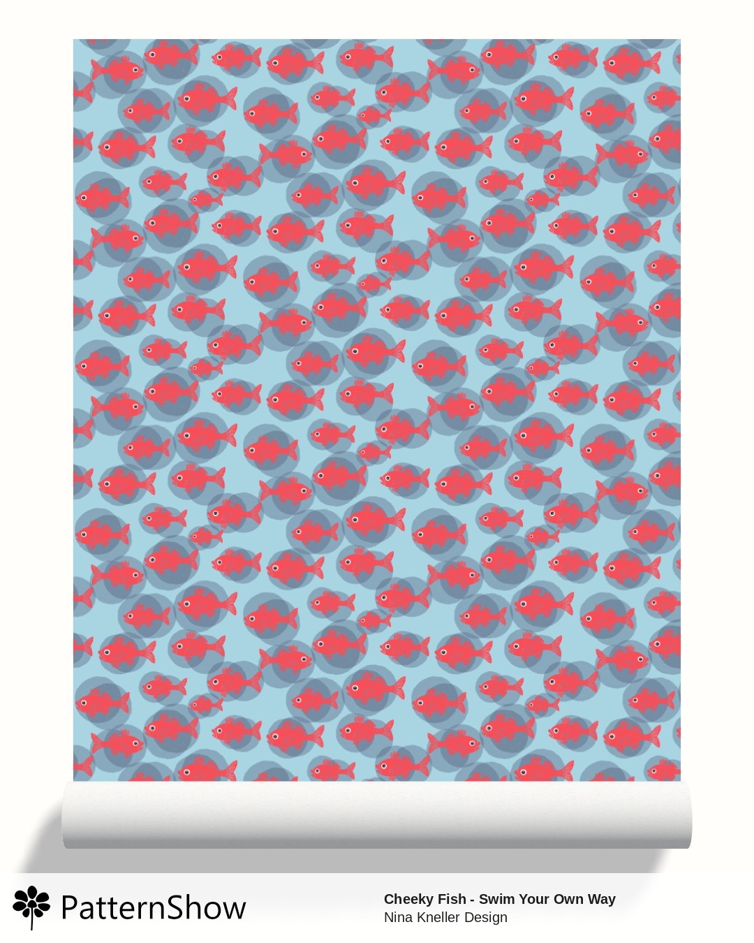 Cheeky Fish - Swim Your Own Way wallpaper - Atlantic Current