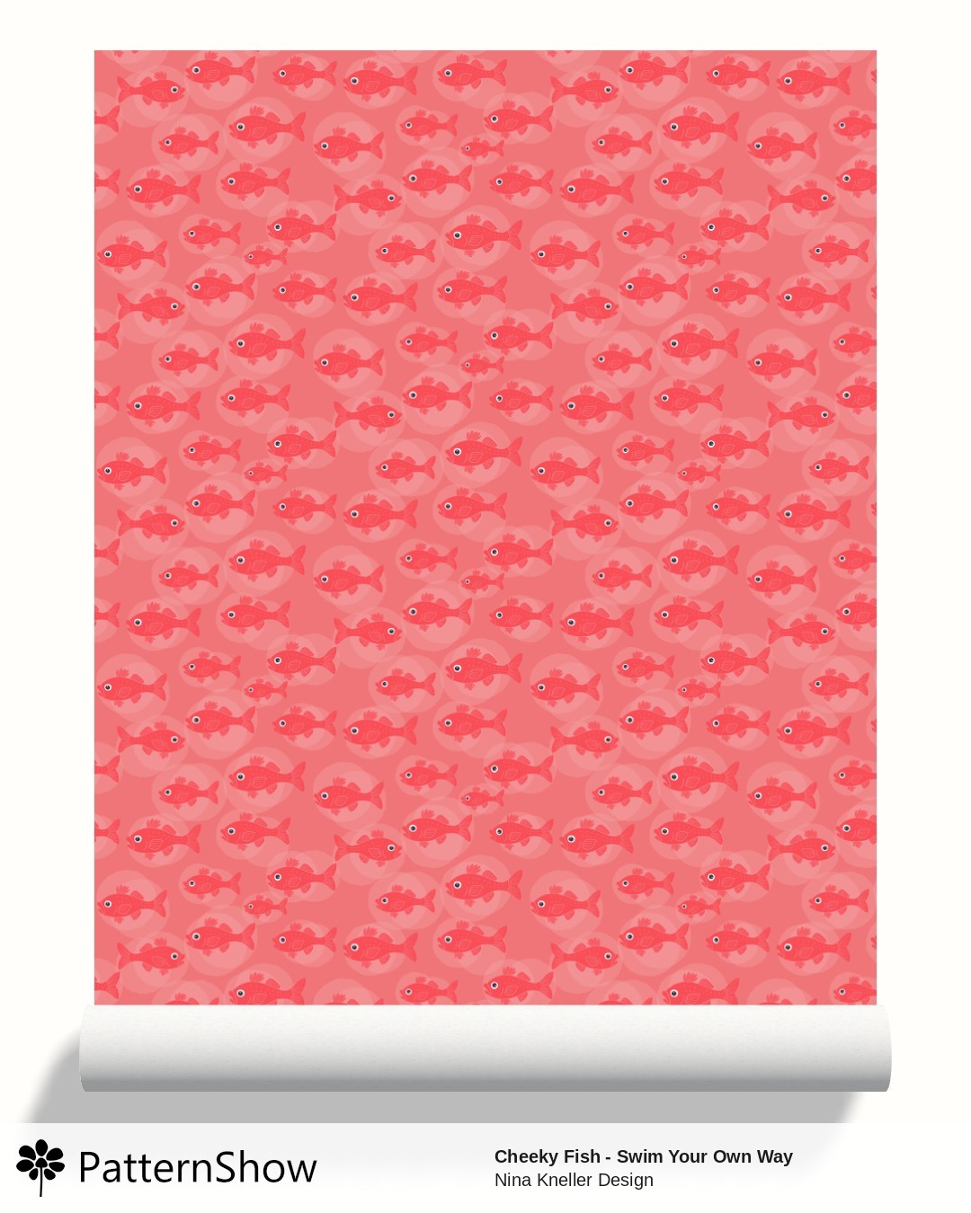 Cheeky Fish - Swim Your Own Way wallpaper - Coral Reef