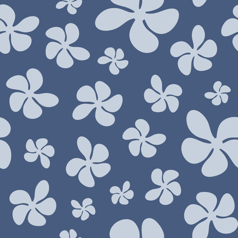 Night blue flower