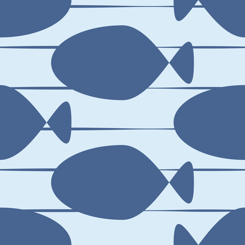 Silhouette fish in water