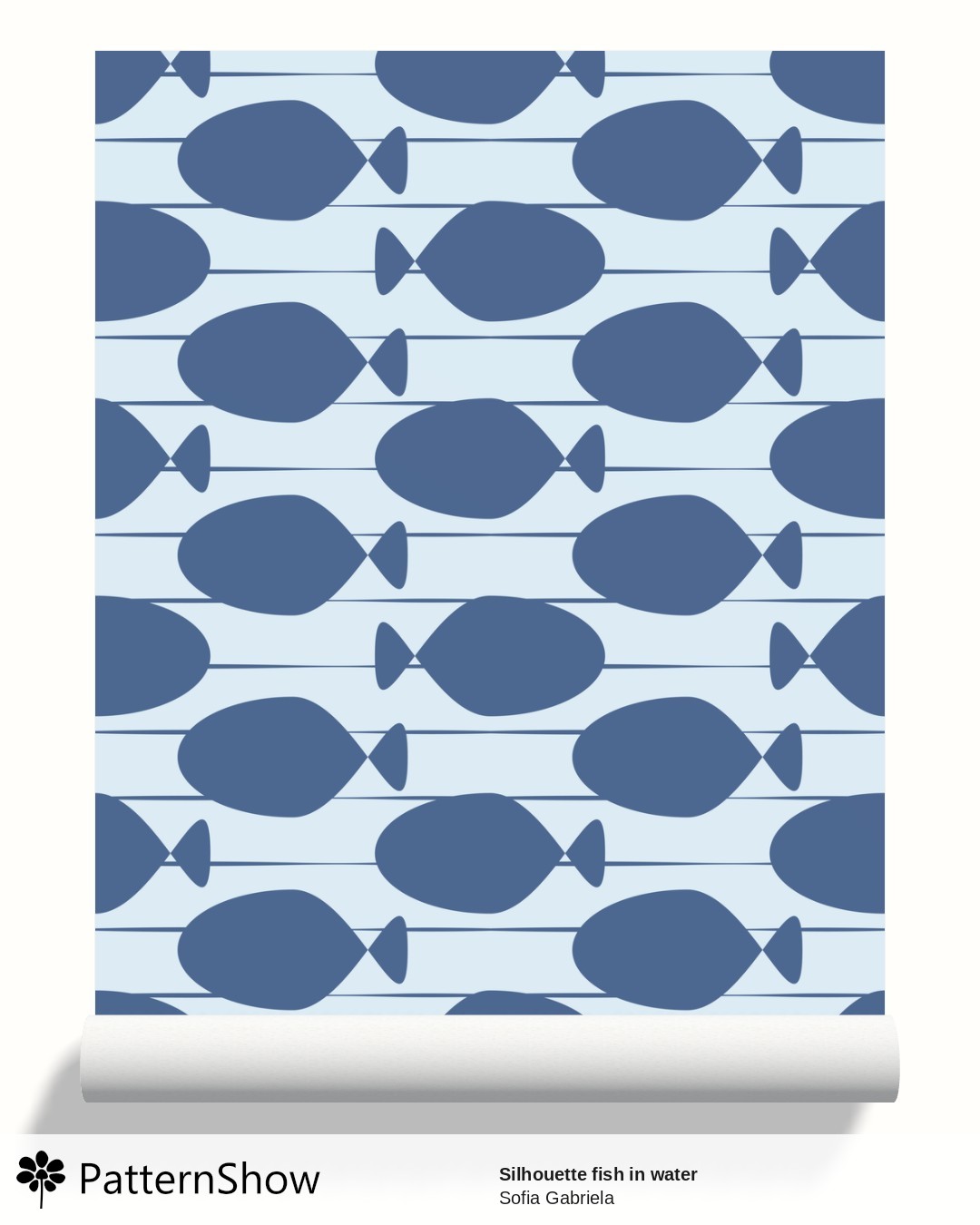 Silhouette fish in water wallpaper - Silhouette fish in water