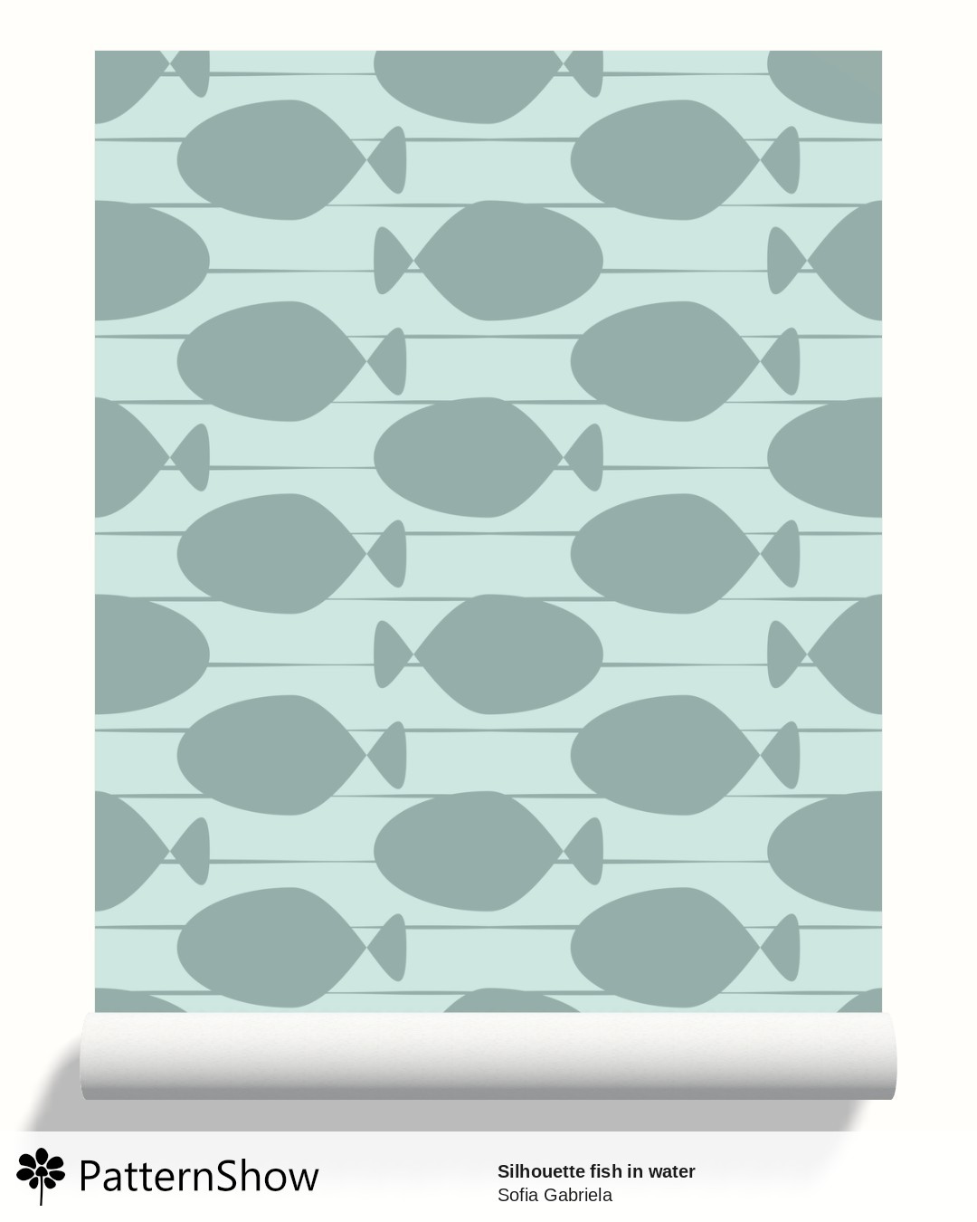Silhouette fish in water wallpaper - Silhouette fish in water