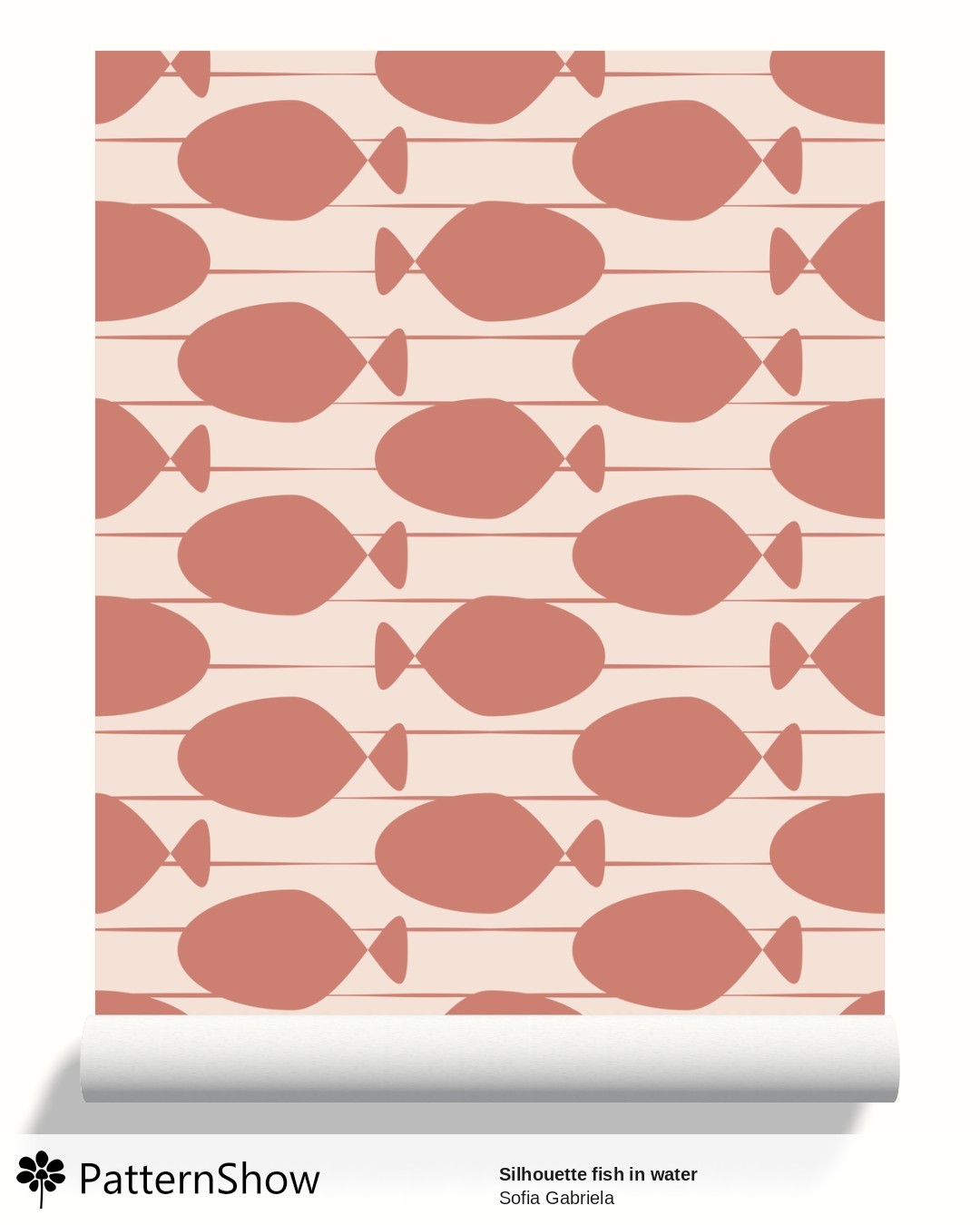 Silhouette fish in water wallpaper - Silhouette fish in water