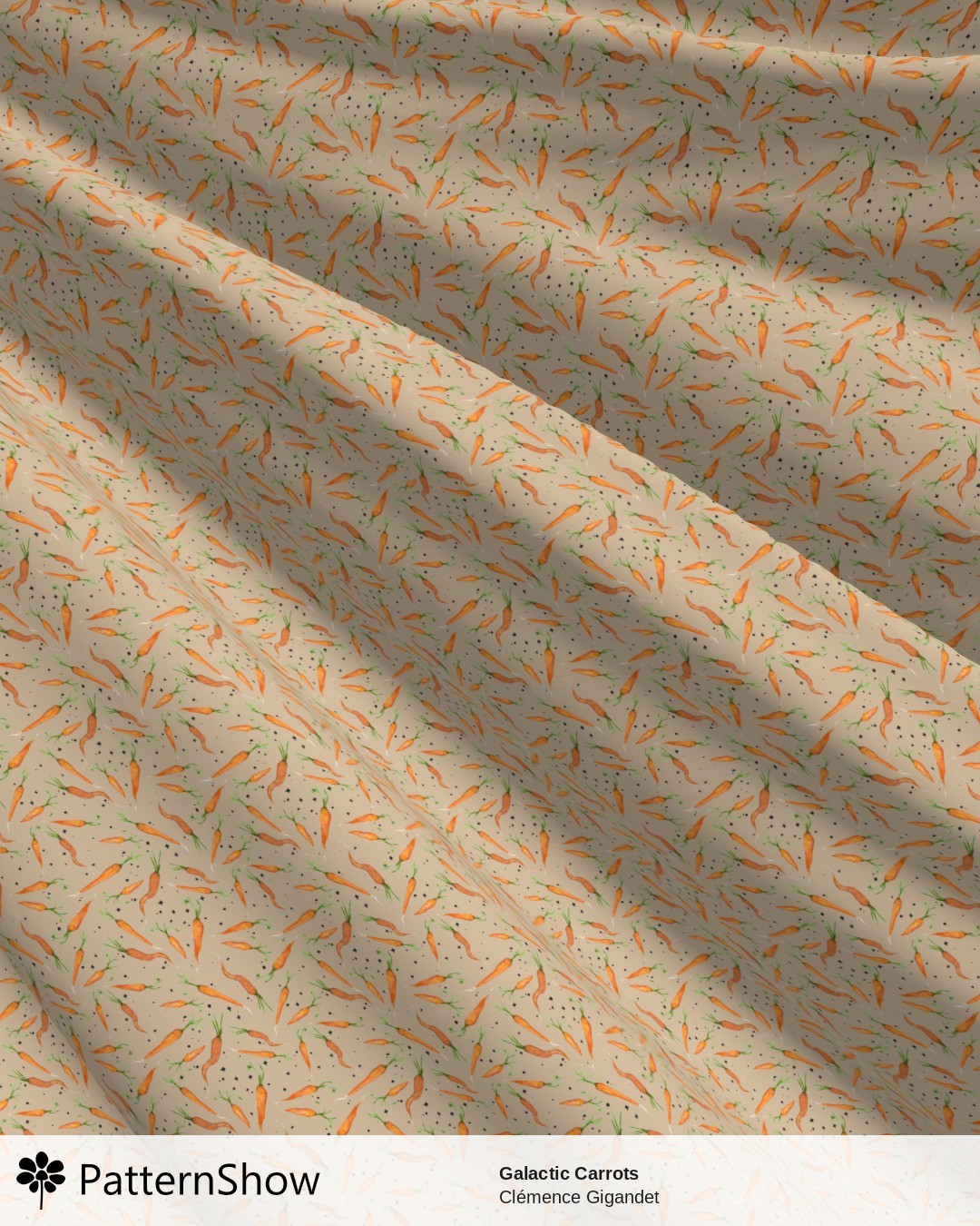 Galactic Carrots - Galactic Carrots Beige and Black Speckles