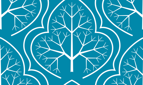 White Turquoise Blue Teal
