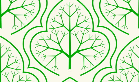 Green Yellow Beige Cream