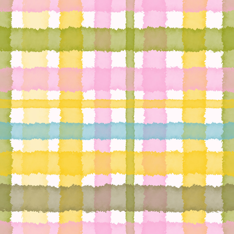 Summery Watercolour Tartan