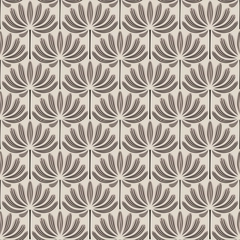 Delightful Dahlias - Black Tan Beige