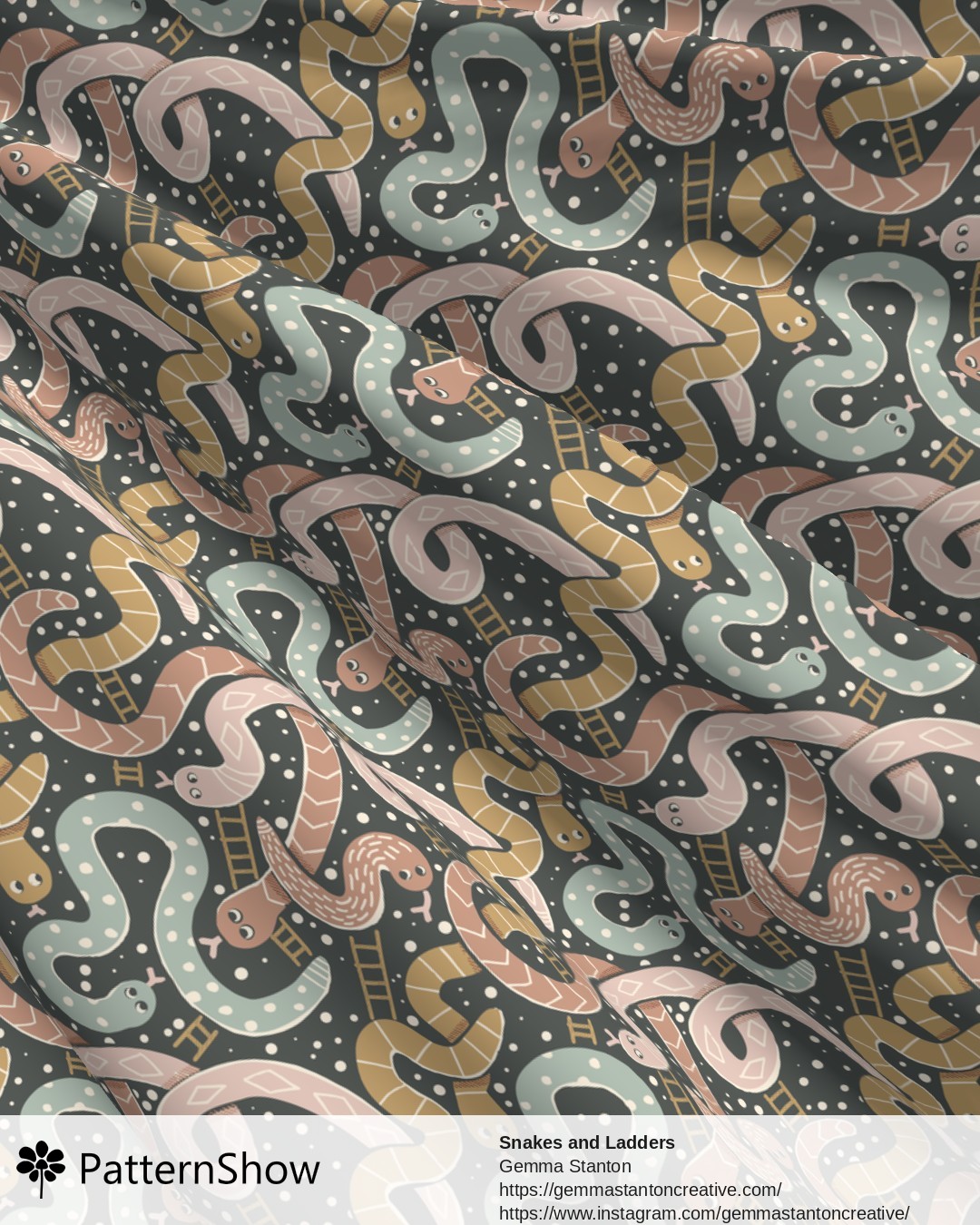 Snakes and Ladders - Pink, Yellow, Blue