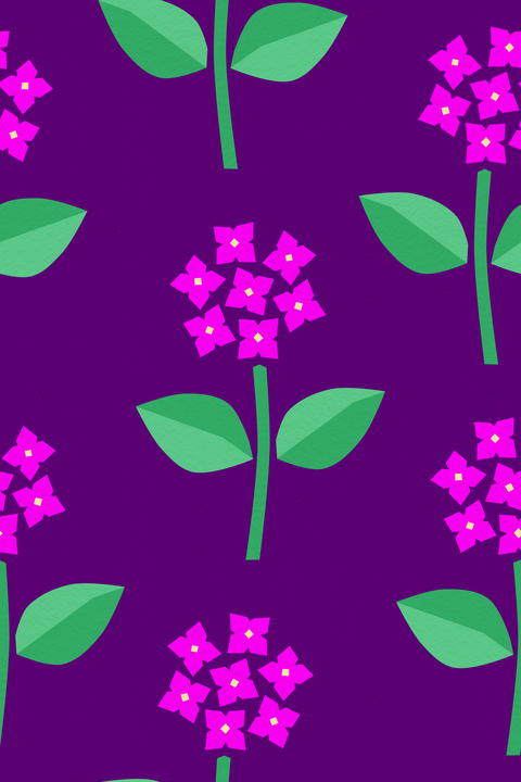 Hot Pink Green Purple