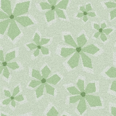 Floral Tapestry Allover Flowers Scatter with Woven Texture - Sage Green