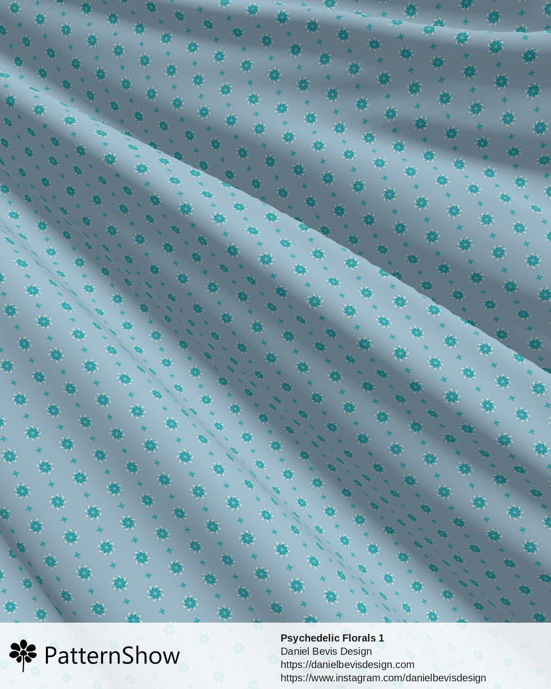 Psychedelic Florals 1 - Opalite