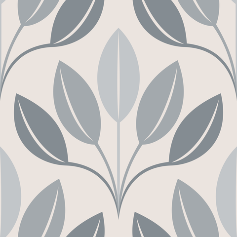 Steel Grey Blue Bone Soft Peach Cream