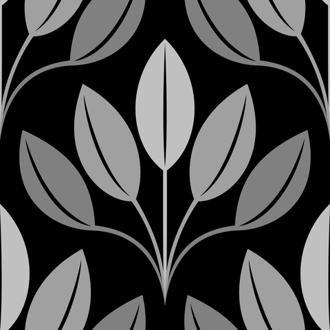 Monochrome Silver Grey Shades Black