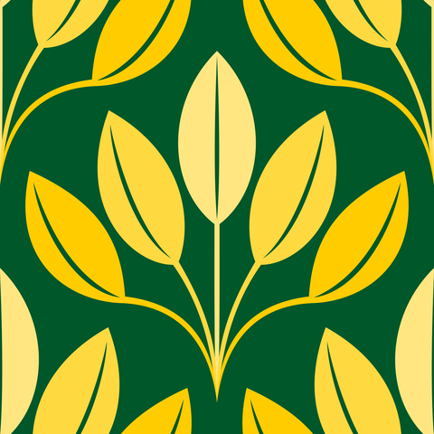 Luxury Golden Yellow Gold Dark Green