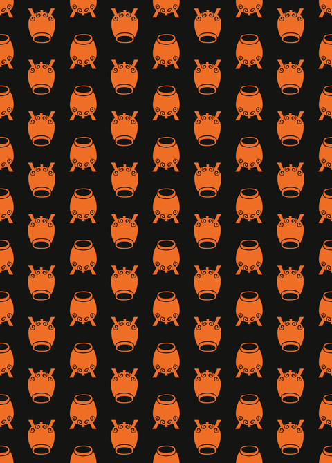 Halloween Orange & Black