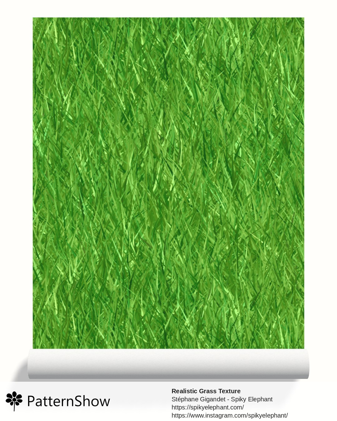 Realistic Grass Texture wallpaper - Dark Green