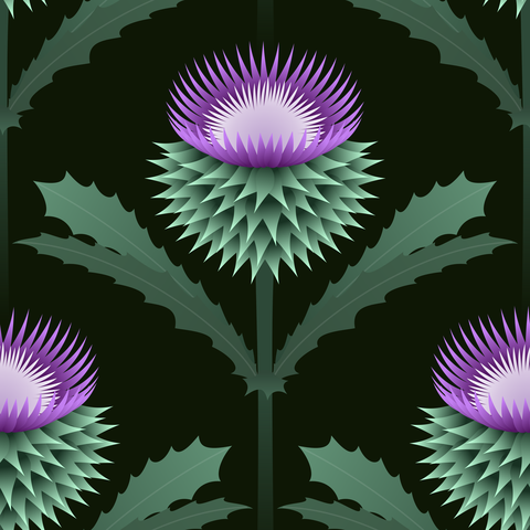 Purple Pink Dark Sage Green