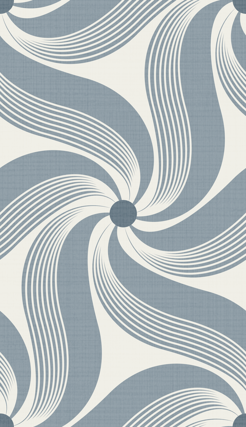 Refined New Scandi Steal Grey Blue Cream