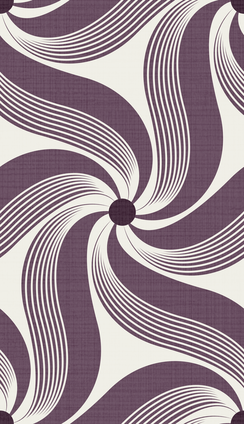 Vintage Aubergine Luxury Mulberry Cream