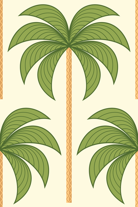 Oasis Khaki Green Orange Cream White