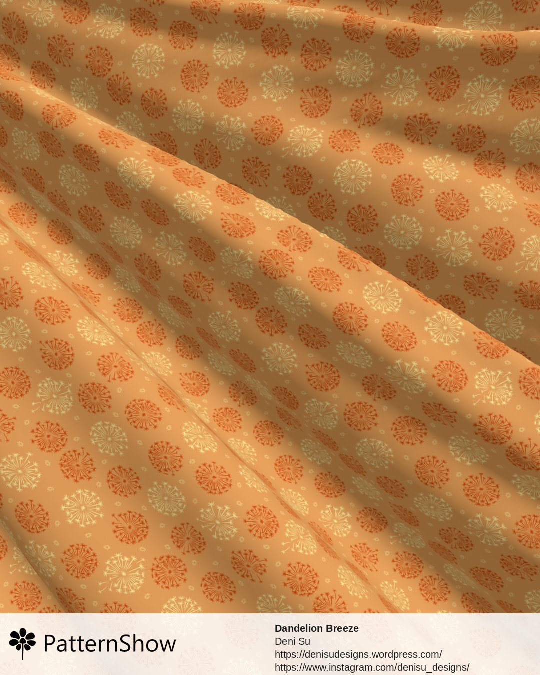 Dandelion Breeze - Cantaloupe Orange