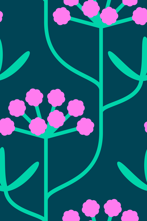 Dark Teal Peacock Blue Aqua Mint Green Light Pink