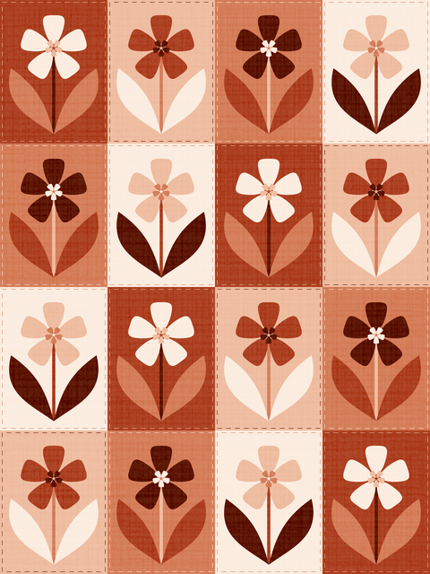 Terracotta Blush Pink Rust Orange