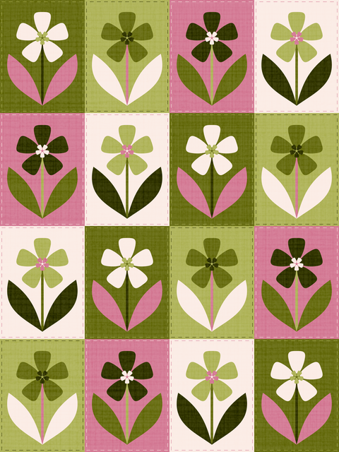 Olive Green Rose Pink