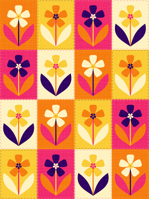 Magenta Pink Purple Yellow Orange
