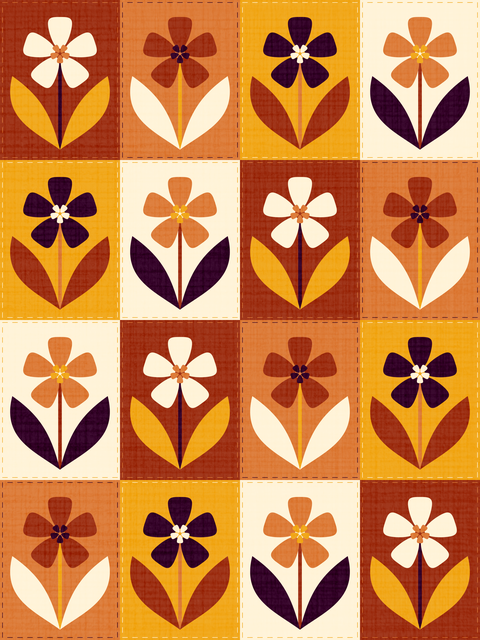 Gold Purple Orange
