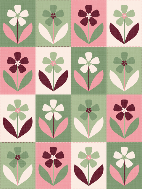 Dusty Pink Sage Green