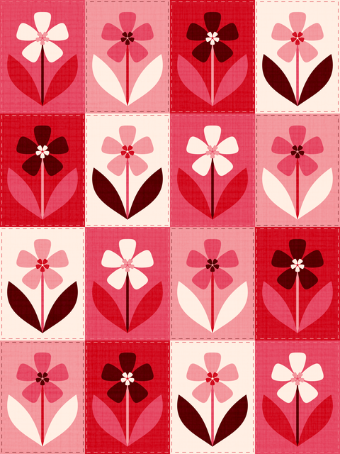 Cherry Red Pink Cream