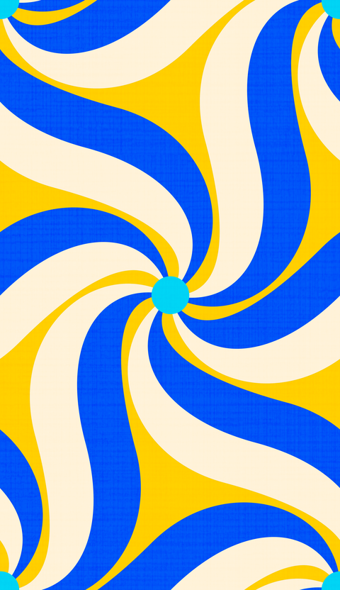 Summer Blue Yellow Cyan Cream