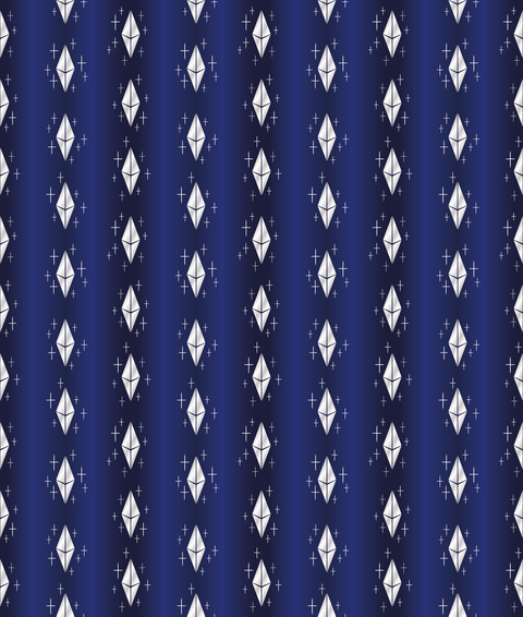 Silver and Blue Foil
