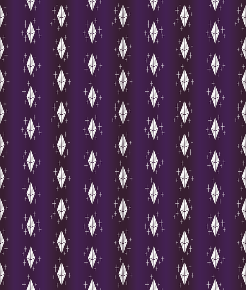 Silver and Purple Foil