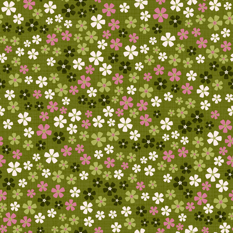 Olive Green Rose Pink