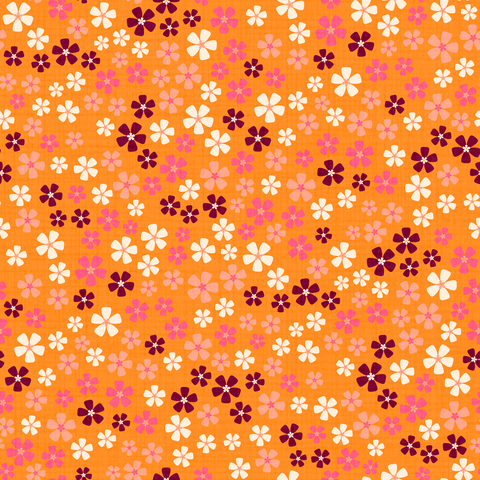 Hot Pink Tangerine Orange Cream