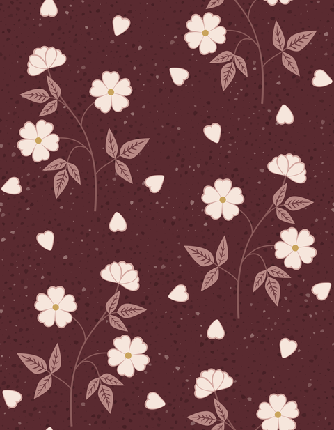 Burgundy Wine on Blush