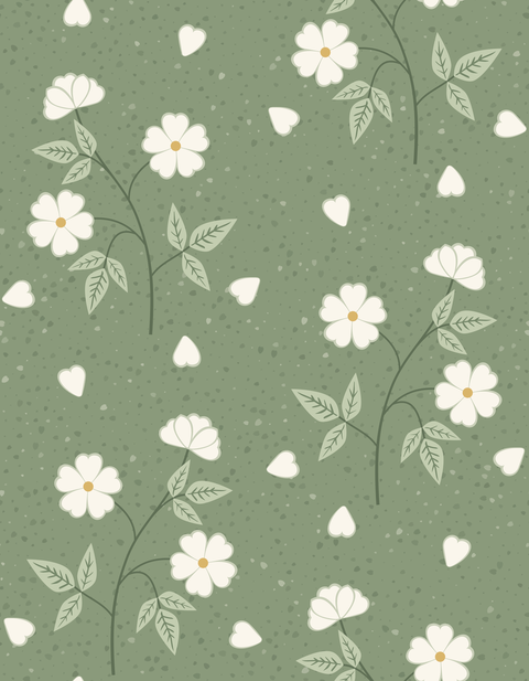 Sage Green and Cream