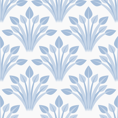 Coastal Kitchen Blue Ivory Cream