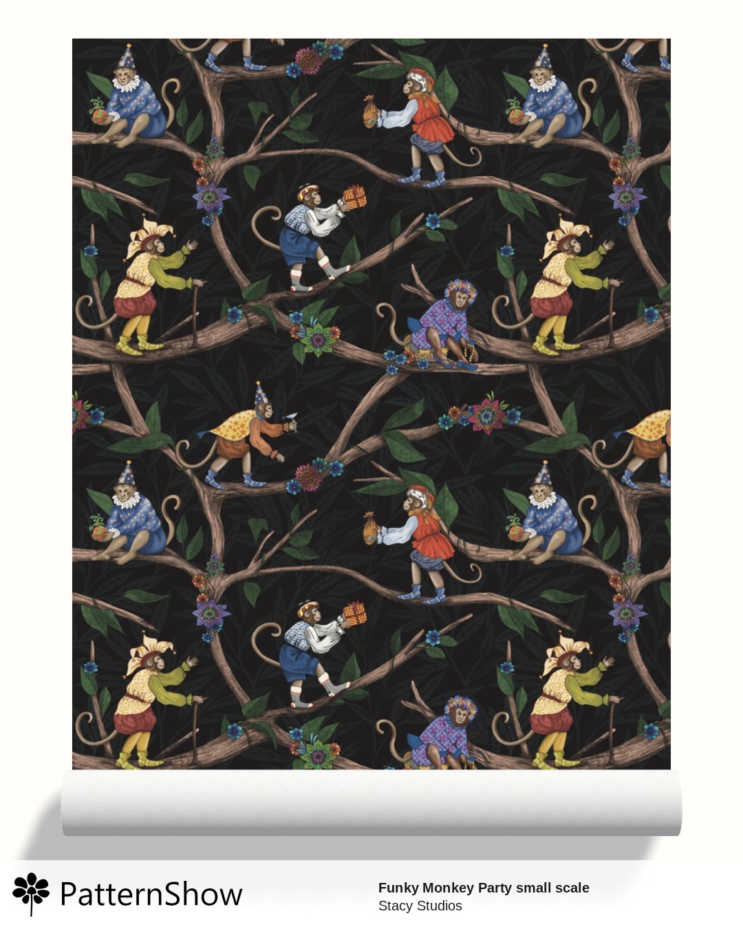Funky Monkey Party small scale wallpaper - IMG_8052